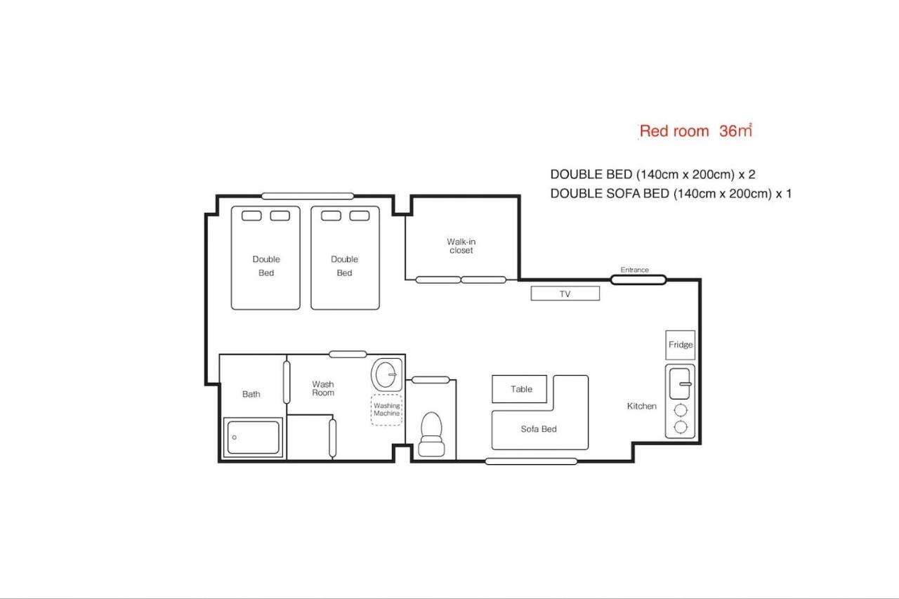 Es32 Elizabeth Garden Shinmachi Apartment Osaka Bagian luar foto
